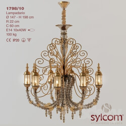 Chandelier Sylcom 1798 Pendant light 3D Models 