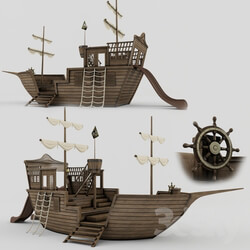 Other architectural elements ship playground for kids 