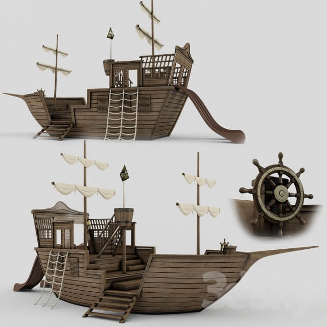 Other architectural elements ship playground for kids
