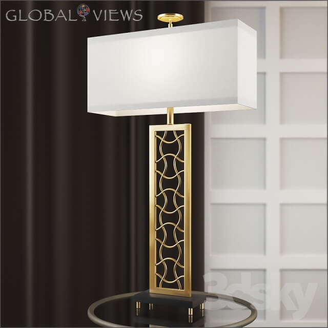 Global Views Axe Lamp