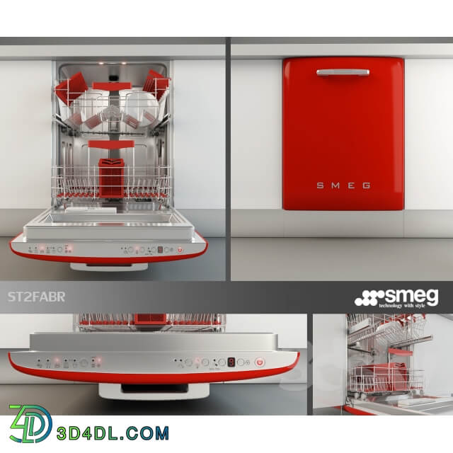 Kitchen appliance dishwasher smeg ST2FABR
