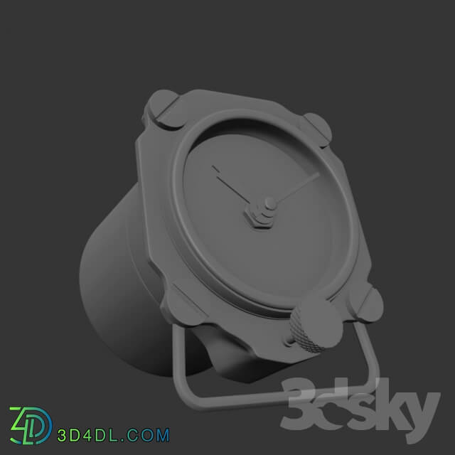 Restoration Hardware altimeter clock Watches Clocks 3D Models