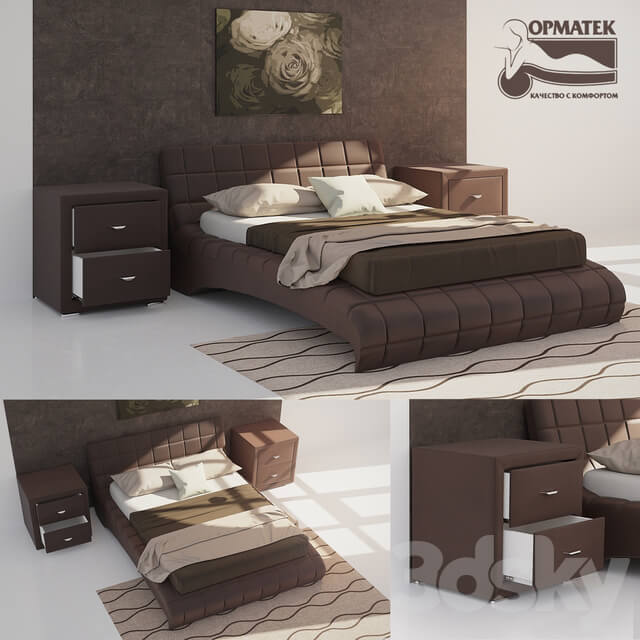Bed Bed NUVOLA 1 stone ORMA SOFT 2