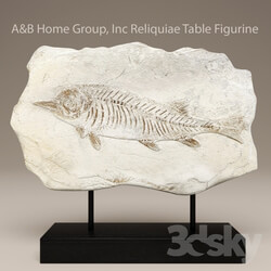 Reliquiae Table Figurine fossil figurine fish decor Other decorative objects 3D Models 