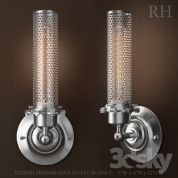 EDISON PERFORATED METAL SCONCE 3D Models 