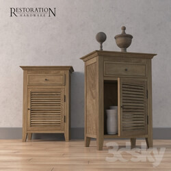 Sideboard Chest of drawer Restoration Hardware SHUTTER small cabinet 