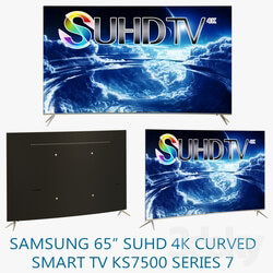Samsung 65 quot SUHD 4K Curved Smart TV KS7500 Series 7 