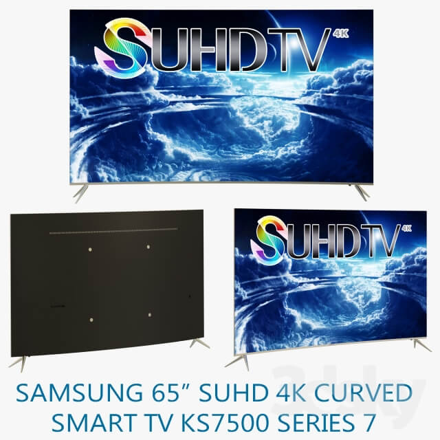 Samsung 65 quot SUHD 4K Curved Smart TV KS7500 Series 7