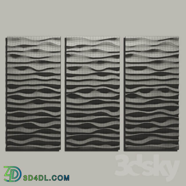 Other decorative objects wood 3d panel