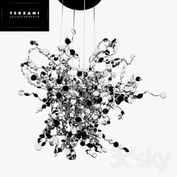 Chandelier Terzani Argent 