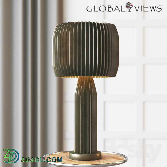 Global Views Crimp Table Lamp