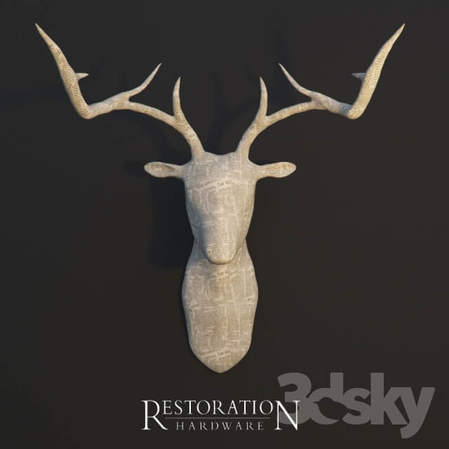 Other decorative objects RH. DEER HEAD