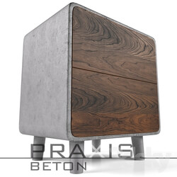 Sideboard Chest of drawer Tumba PRAXIS BETON 