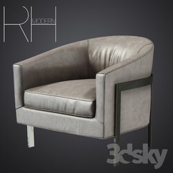 RH REGINALD LEATHER CHAIR 