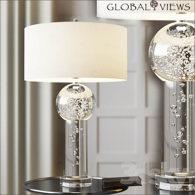 Global Views Clear Bubble Lamp