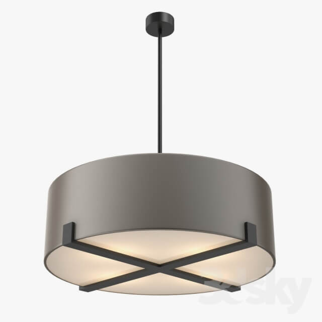 Porta Romana Cross braced ceiling light