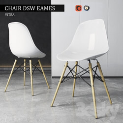Chair Vitra DSW Eames Plastic Side 