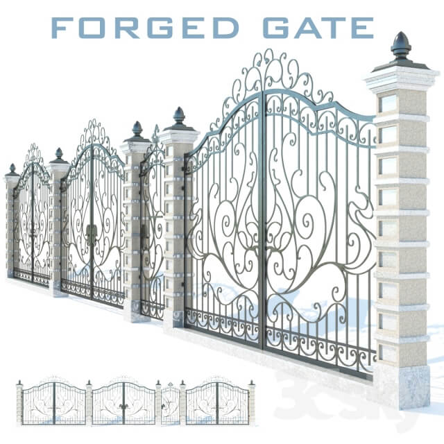 Other architectural elements FORGED ENTRANCE GATE 1