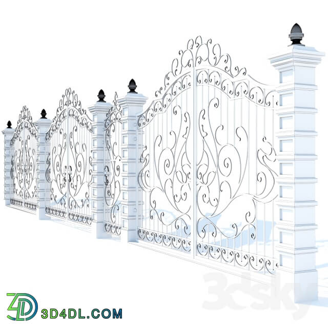 Other architectural elements FORGED ENTRANCE GATE 1