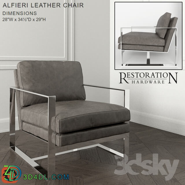 Armchair Alfieri Leather Chair