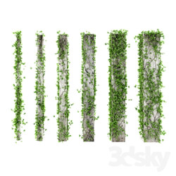 Plant Leaves for square columns. 6 sizes 