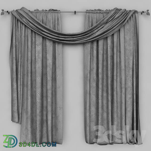 Curtains gray