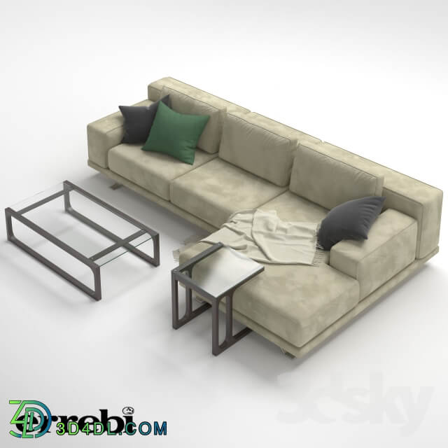 Corner sofa Modular ERREBI MAGNUM 04