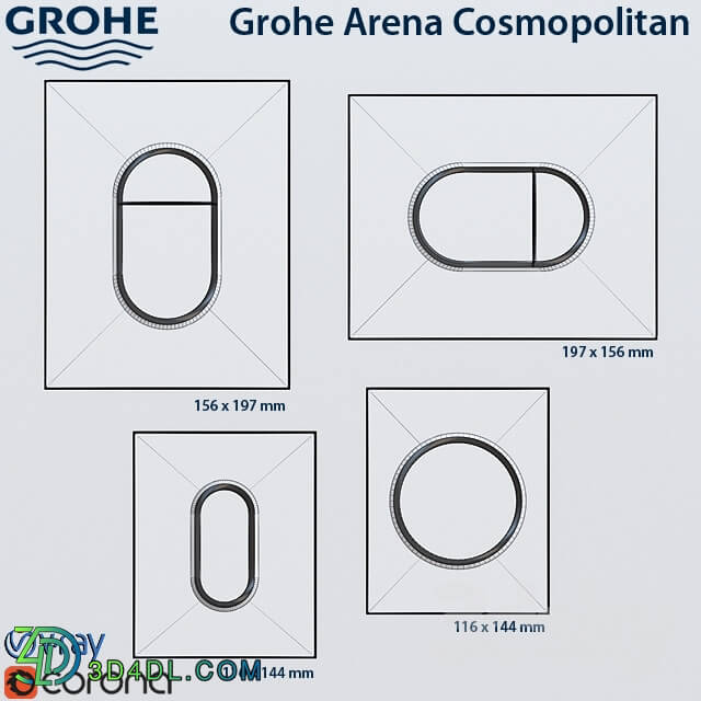 Bathroom accessories Grohe Arena Cosmopolitan