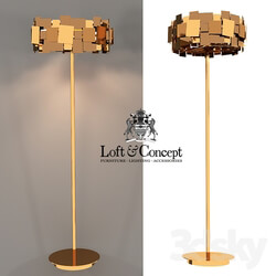 Floor lamp GOLD PLATE FLOOR LAMP 
