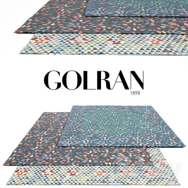 Golran Triangles Rug Set 1