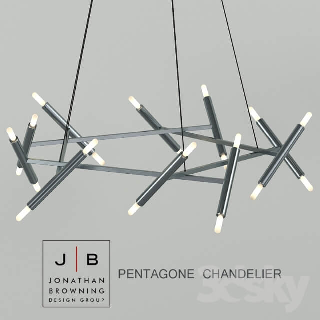 Chandelier Jonathan Browning Pentagone