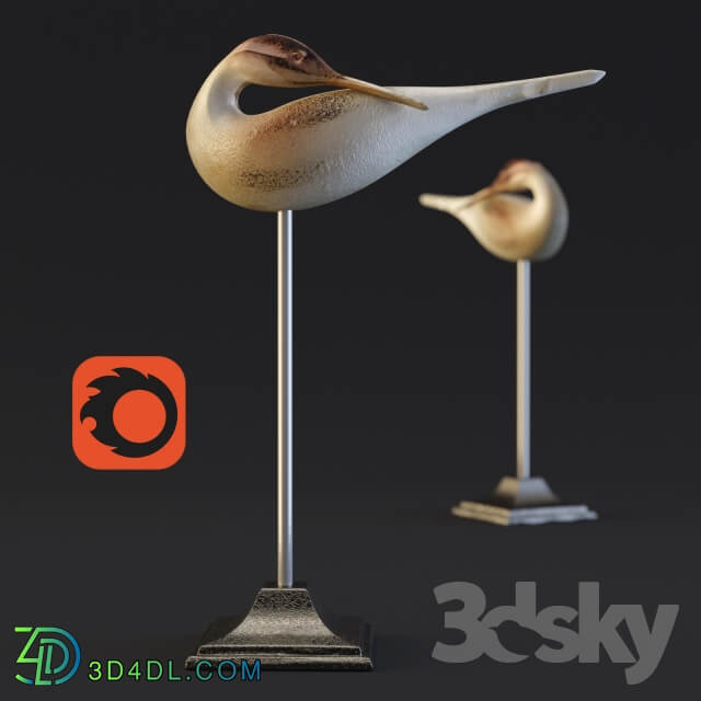 Libra Dunes Golden Sandpiper Sculpture