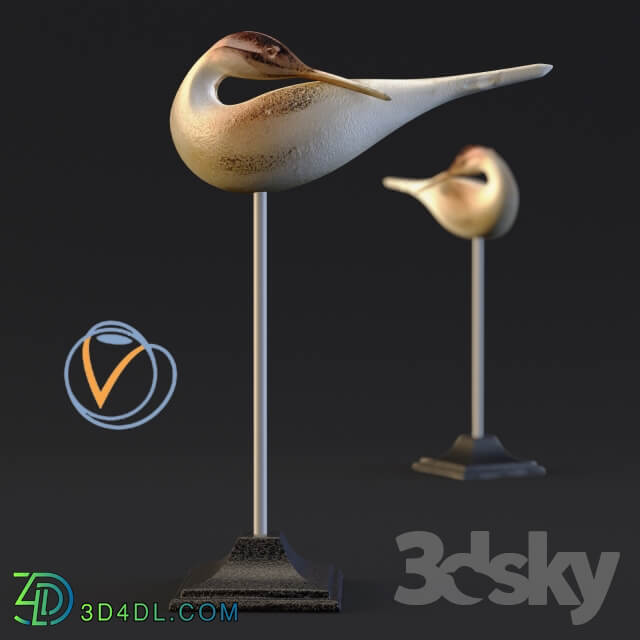 Libra Dunes Golden Sandpiper Sculpture