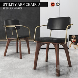 Chair UTILITY ARMCHAIR U 