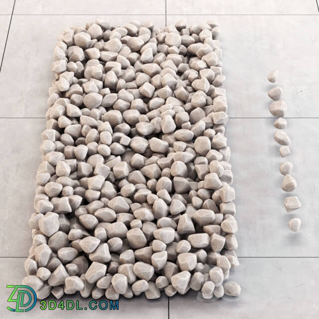 Road pebble 3D Models