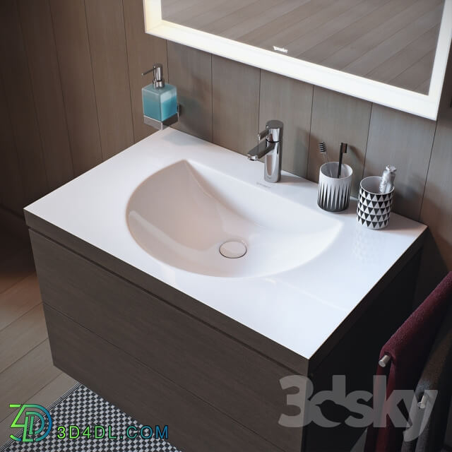 DURAVIT L CUBE C BONDED