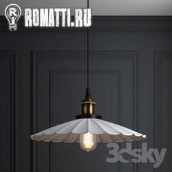 Suspension Romatti Grand White Pendant light 3D Models 