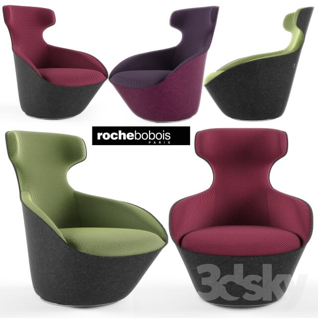 Armchair EDITO LOUNGE PIVOTING ARMCHAIR