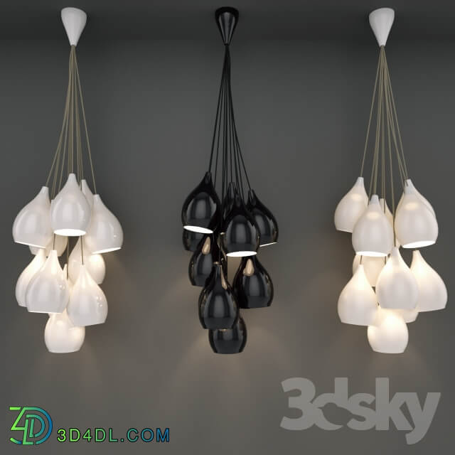 BTC Original Drop One Grouping Of Eleven Pendant Light