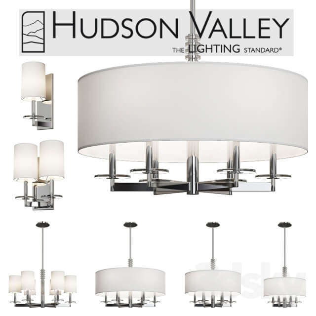 Hudson Valley Chelsea Pendant light 3D Models