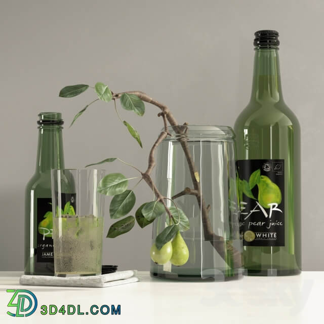 Other kitchen accessories with pear decor