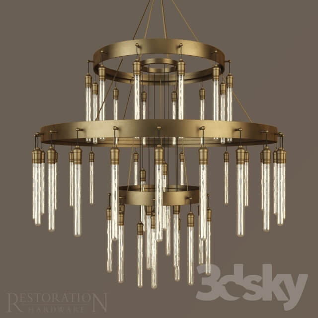 RT AXIS THREE TIER CHANDELIER