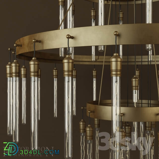 RT AXIS THREE TIER CHANDELIER