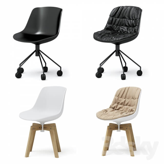 MDF Italia flow chairs set