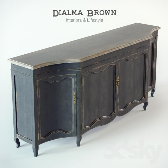 Sideboard Chest of drawer dialma brown