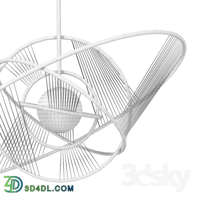 Chandelier Jean Louis Deniot Helios Designed Pendant light 3D Models