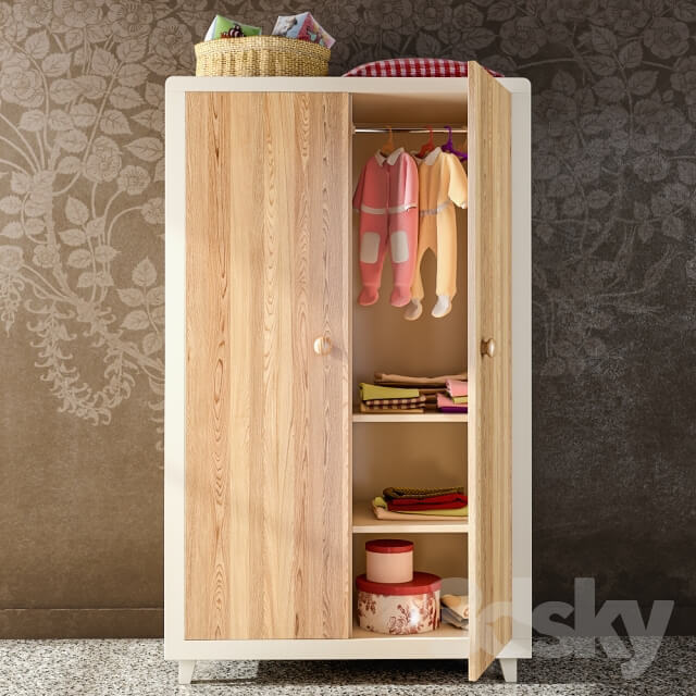 Anouk Wooden wardrobe