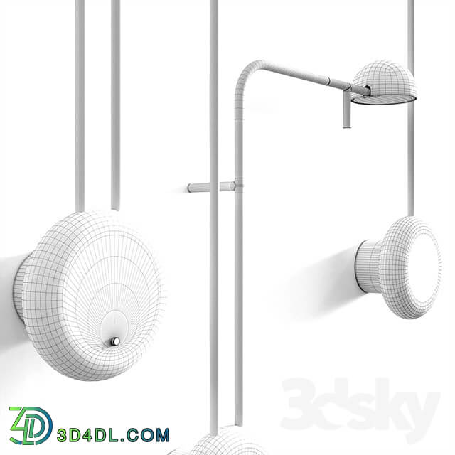 Vibia Pin wall set 