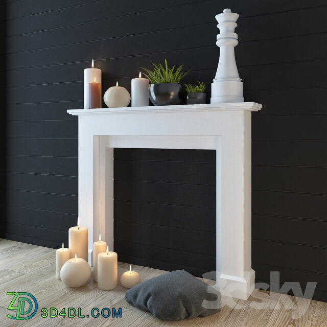 DECORATIVE FIREPLACE 03