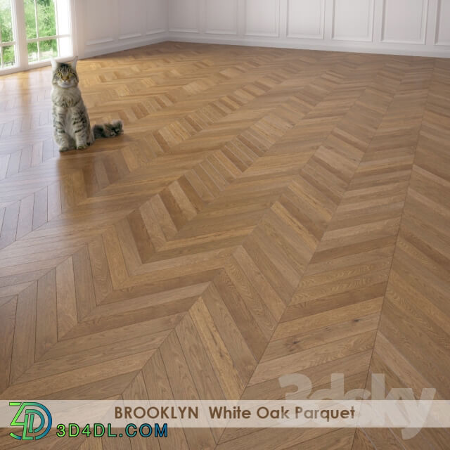 Wood BROOKLYN White Oak Parquet